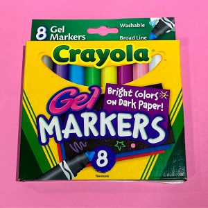 Marcadores Crayola Gel para papel oscuro