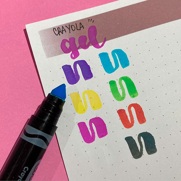 Marcadores Crayola Gel para papel oscuro - Imagen 2