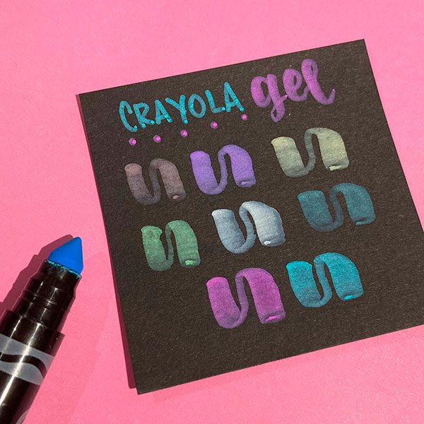 Marcadores Crayola Gel para papel oscuro - Imagen 3