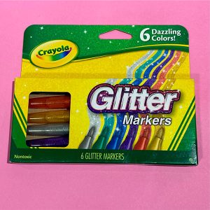 Set de 6 marcadores Crayola Glitter