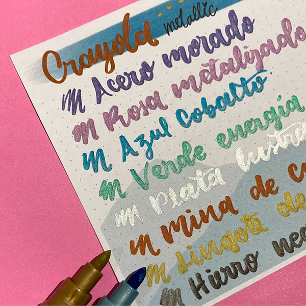Marcadores Crayola Metallic — Set de 8 - Imagen 3