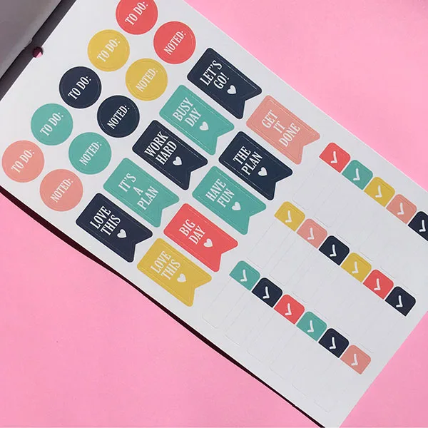 Block de Stickers para Planner Adix — 6 hojas - Imagen 5