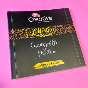 Cuadernillo de práctica de lettering Adix con guías