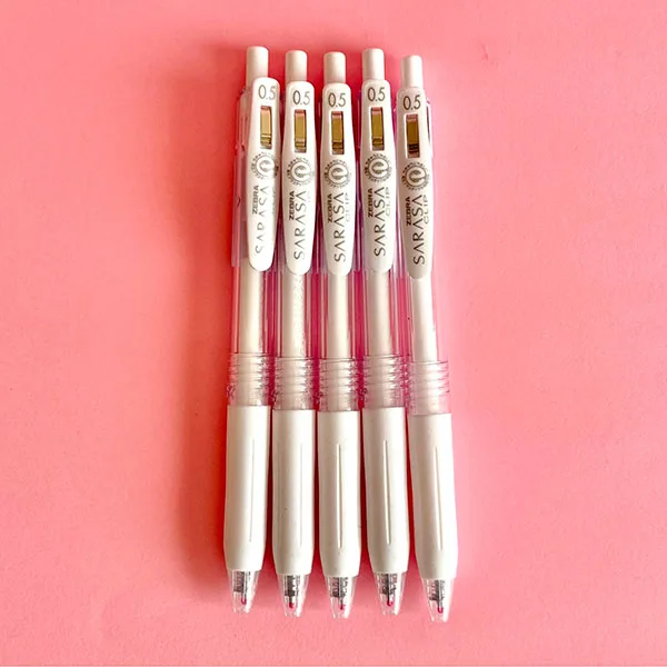 Zebra Sarasa Clip Blanco 0.5 mm - Imagen 2
