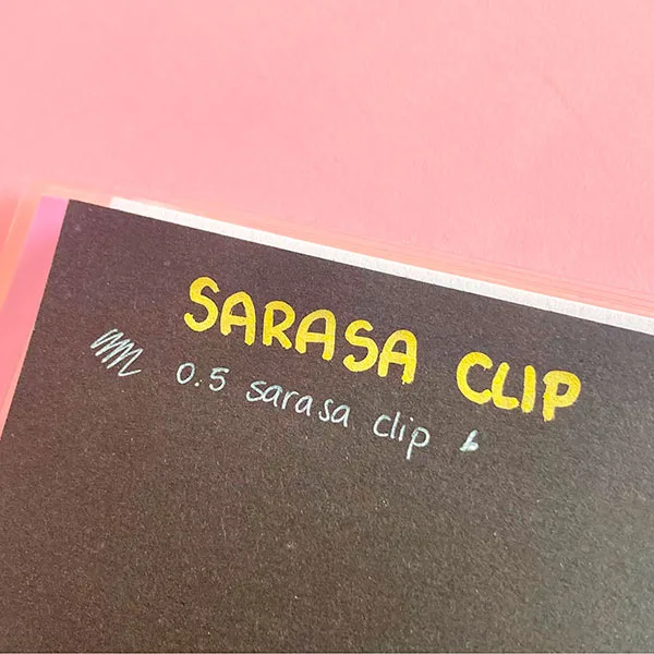 Zebra Sarasa Clip Blanco 0.5 mm - Imagen 3