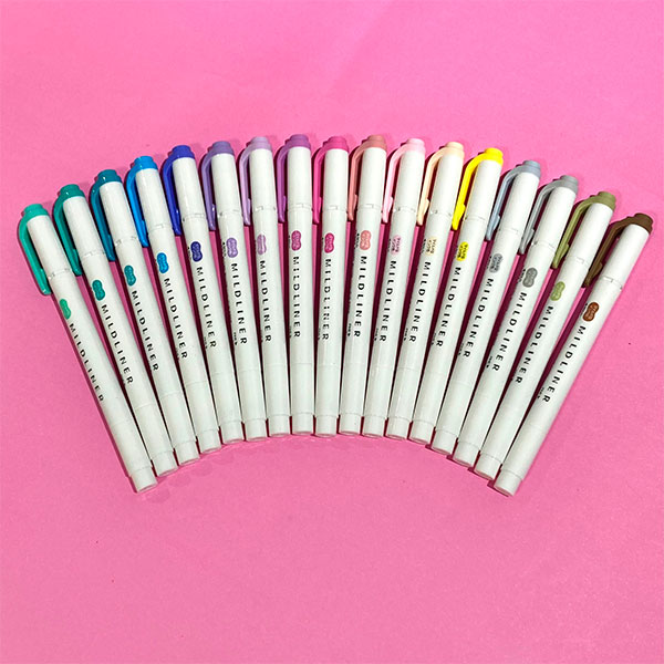 Destacadores Zebra Mildliner de doble punta