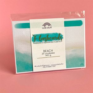 Flashcards A6 set de 20 impresas por ambos lados