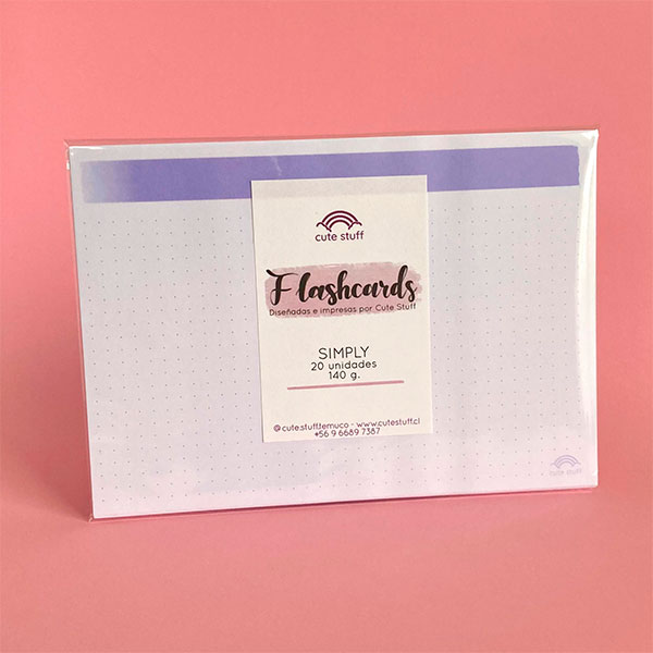 Flashcards A5 — Set de 20 - Imagen 5