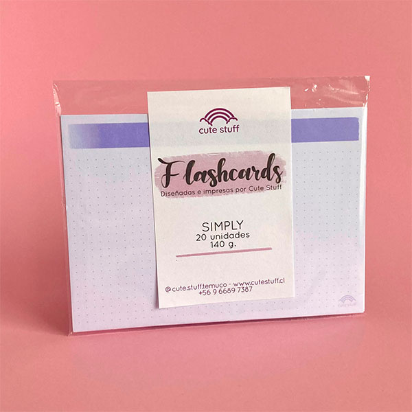Flashcards A5 — Set de 20 - Imagen 3