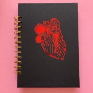 Libreta Blacky Tapa Dura A5 con portada Heart