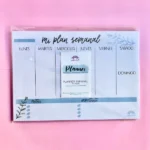 Planner Semanal A4 Azul — 20 hojas