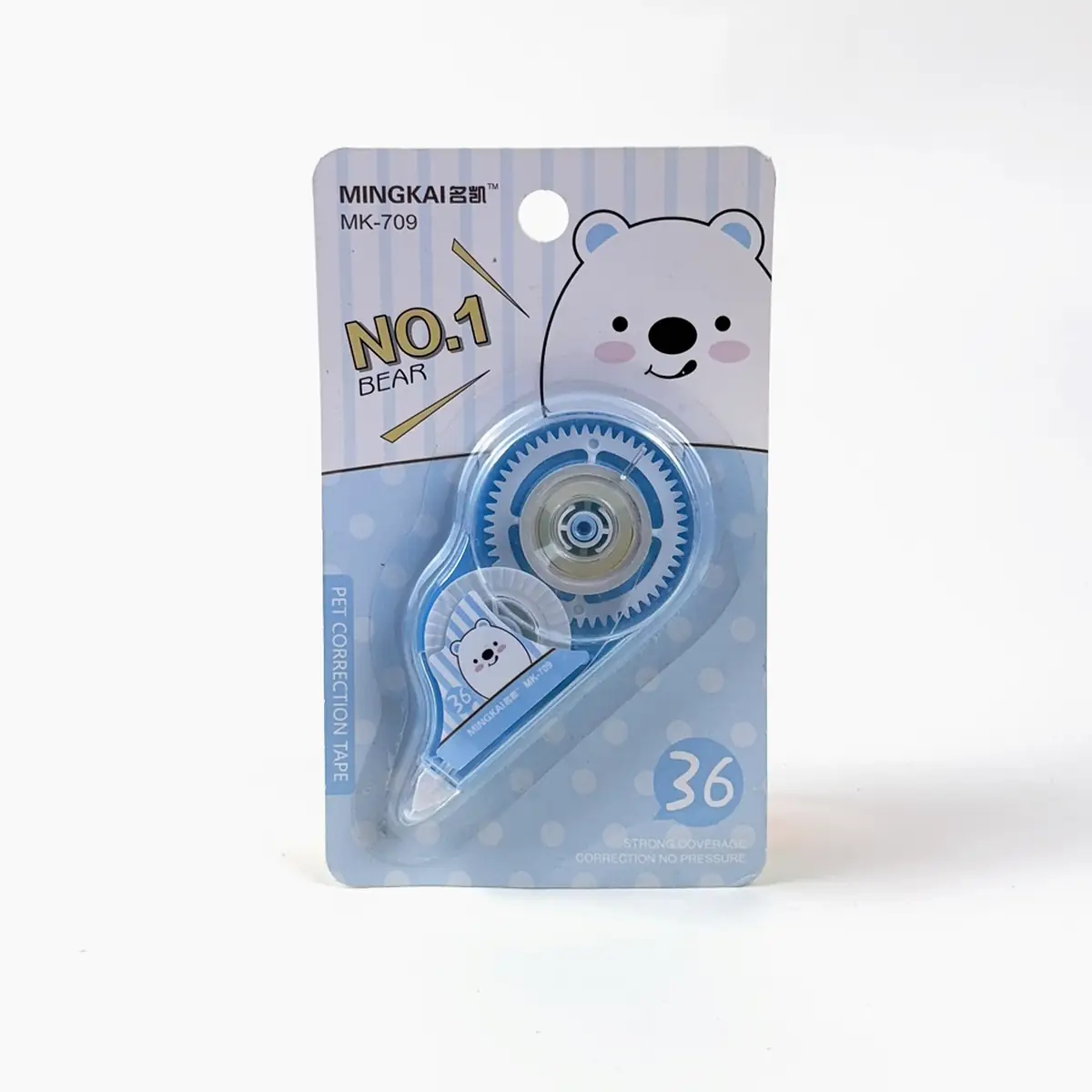 Corrector en cinta Mingkai MK-709 azul