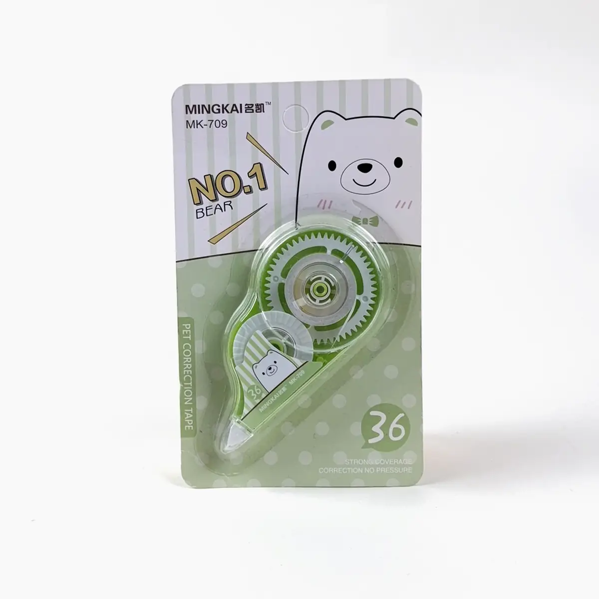 Corrector en cinta Mingkai MK-709 verde