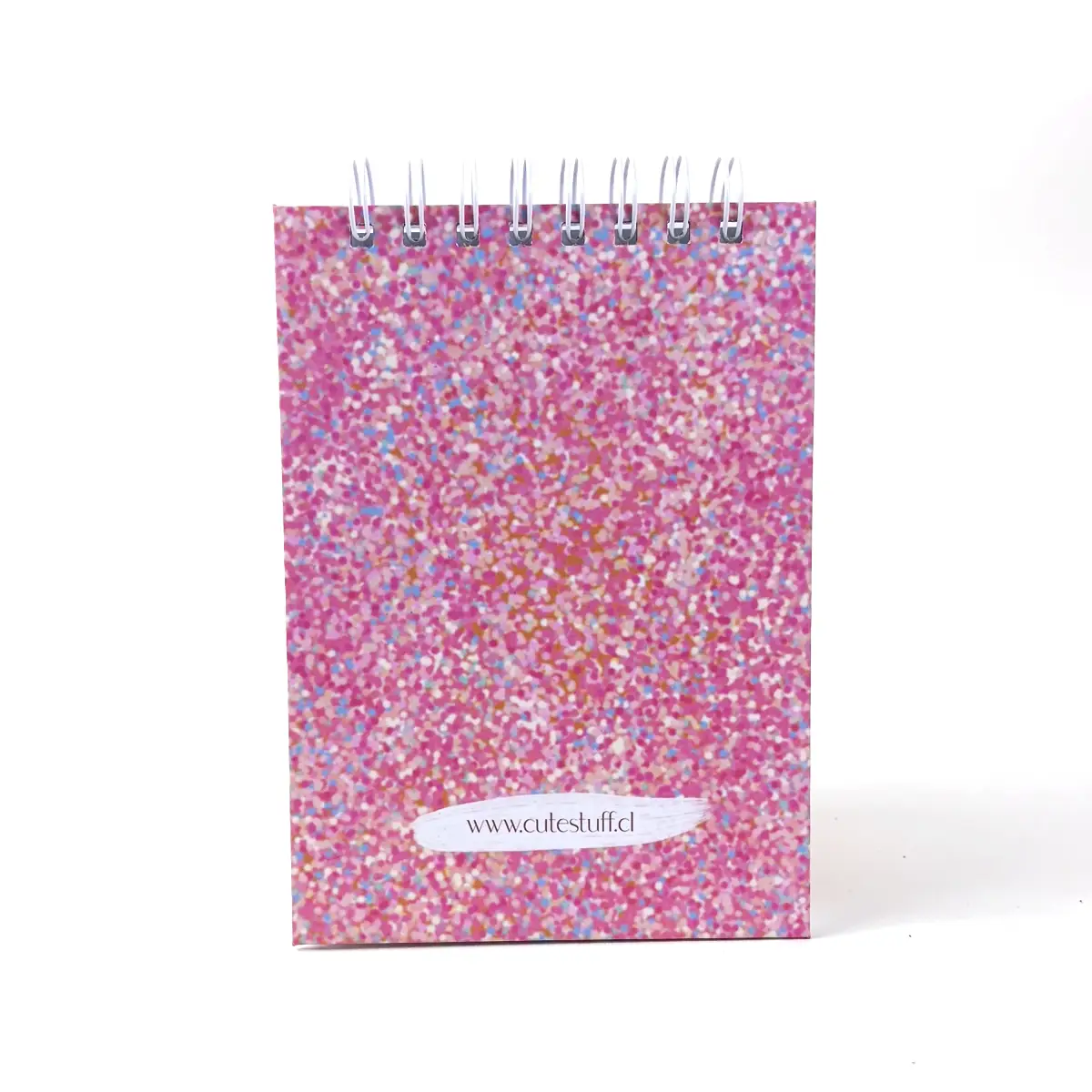Contraportada de Libreta B6 Bloom con anillos superiores