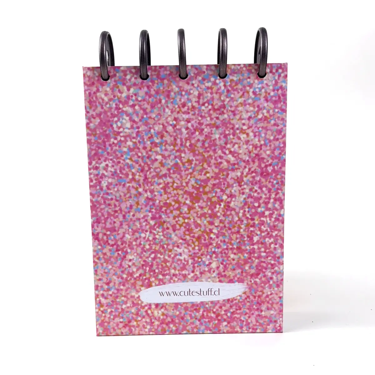 Contraportada de Libreta B6 Bloom con discos superiores