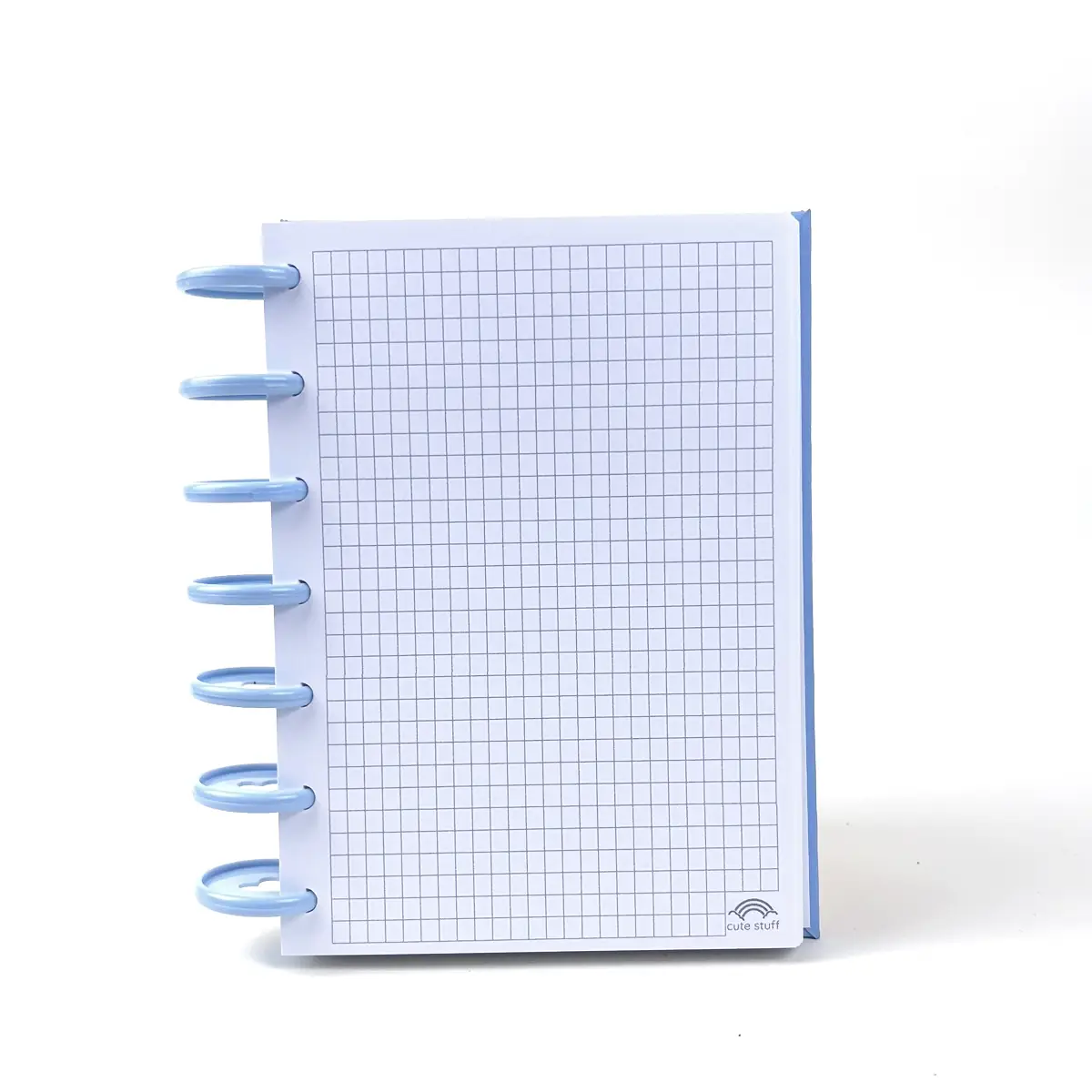 Interior de libreta B6 con hojas cuadriculadas de 105 g/m²