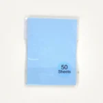 Notas Adhesivas Translúcidas Azules 95 × 70 mm — 50 hojas