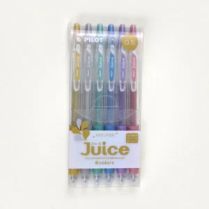 Lápices gel Pilot Juice Metallic 0,5 mm en set de 6