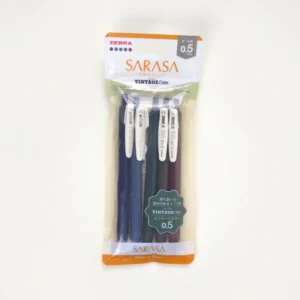 Zebra Sarasa Clip Vintage 0,5 mm en set de 5