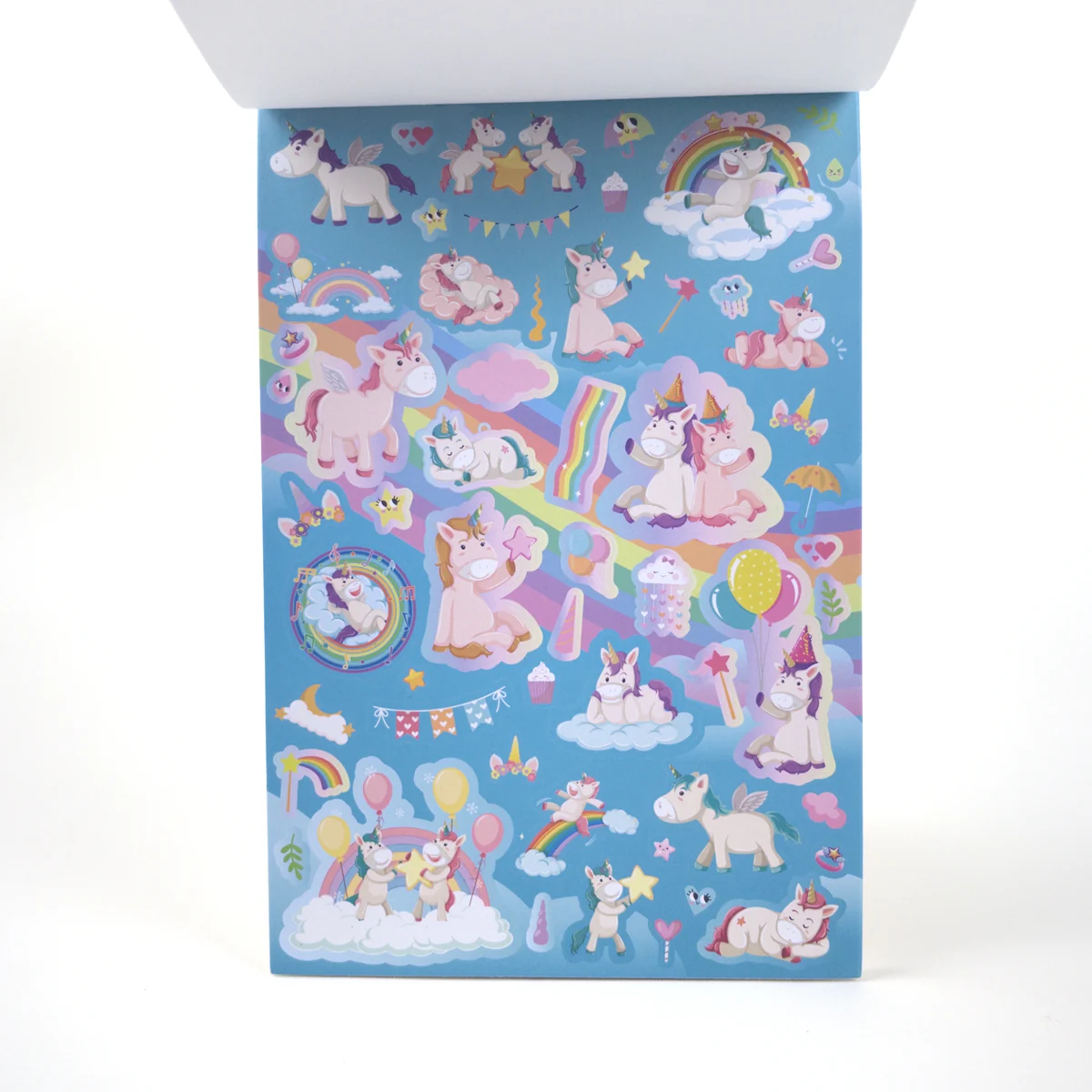 Vista adicional de Adetec Block de Stickers con Aroma +250 — Unicornio / Hadas
