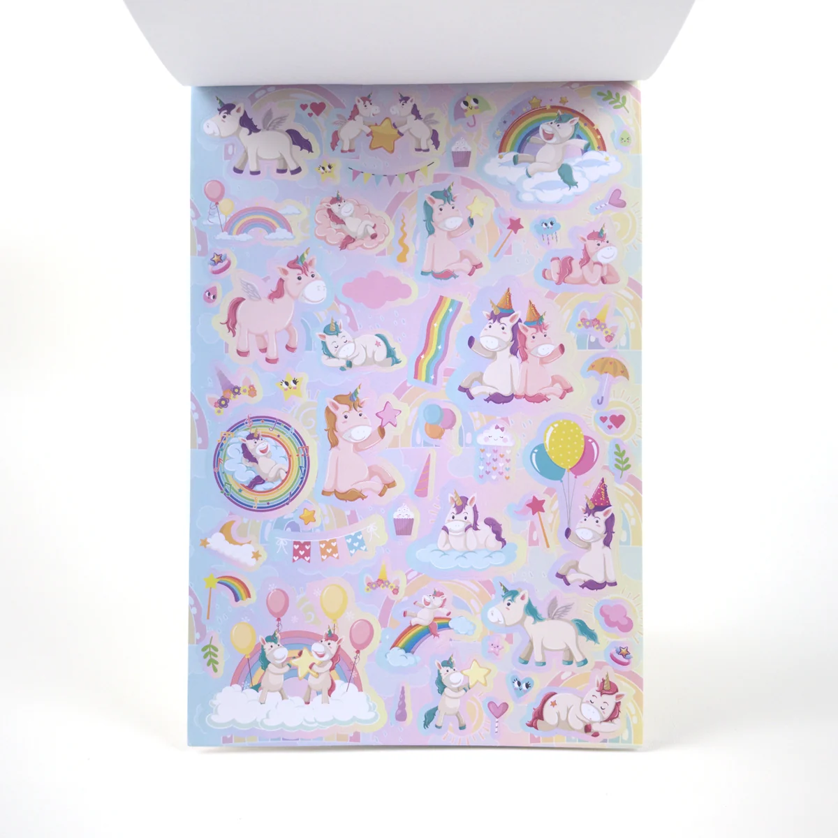 Vista adicional de Adetec Block de Stickers con Aroma +250 — Unicornio / Hadas