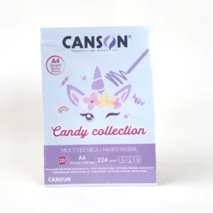 Canson Candy Collection Mixed Media A4 224 g/m² — 20 Hojas