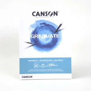 Canson Graduate Aquarelle A4 250 g/m² — 20 Hojas