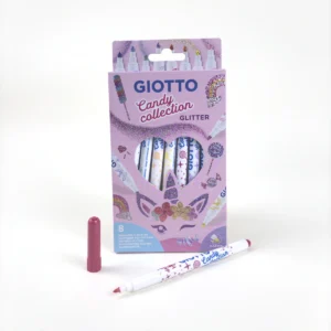Giotto Turbo Glitter Candy Collection — Set 8 Colores