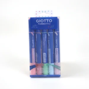 Giotto Turbo Pro Pastel — Set 5 Marcadores