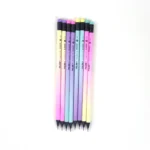Lápiz Grafito HB MILAN Sunset con Goma — 4 Colores