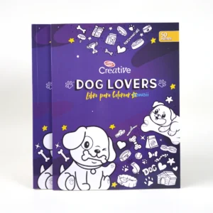 Libro para Colorear Adix Creative — Dog Lovers Kawaii
