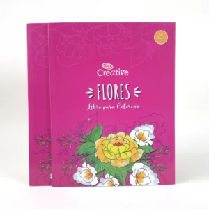 Libro para Colorear Adix Creative — Flores, 50 Diseños
