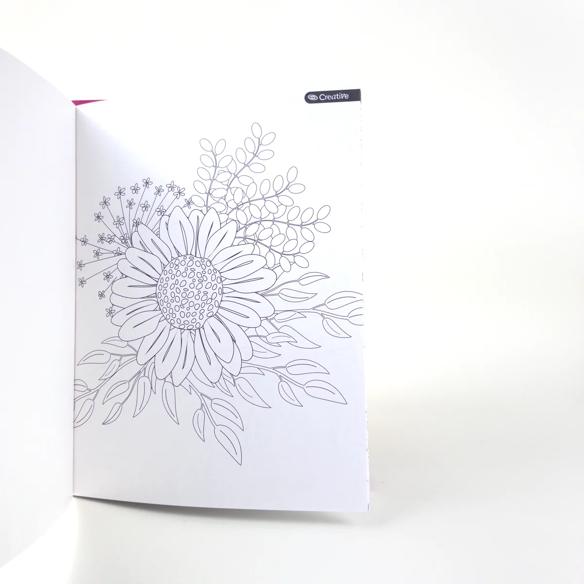 Vista adicional de Libro para Colorear Adix Creative — Flores, 50 Diseños