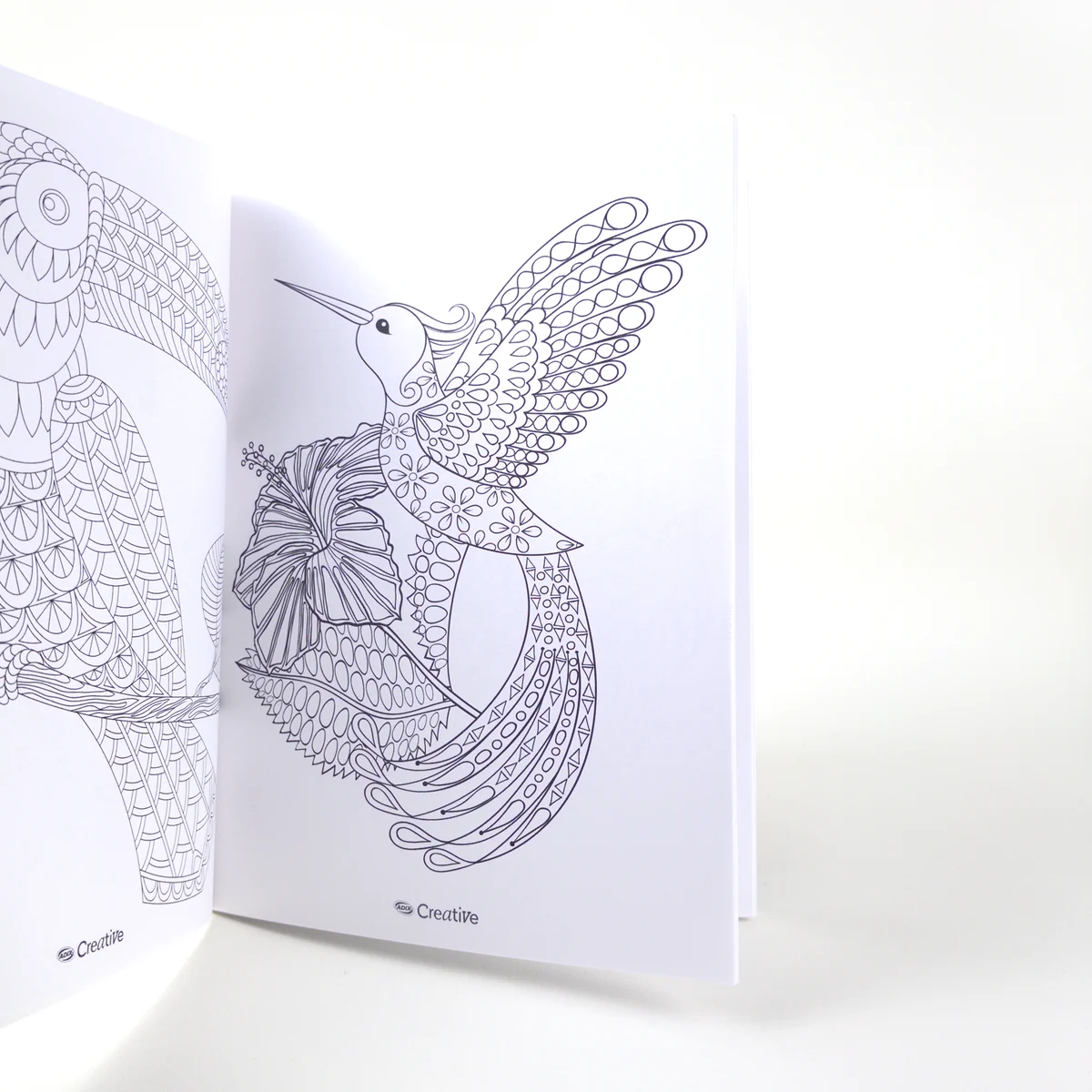 Vista adicional de Libro para Colorear Adix Creative — Mandalas Animales