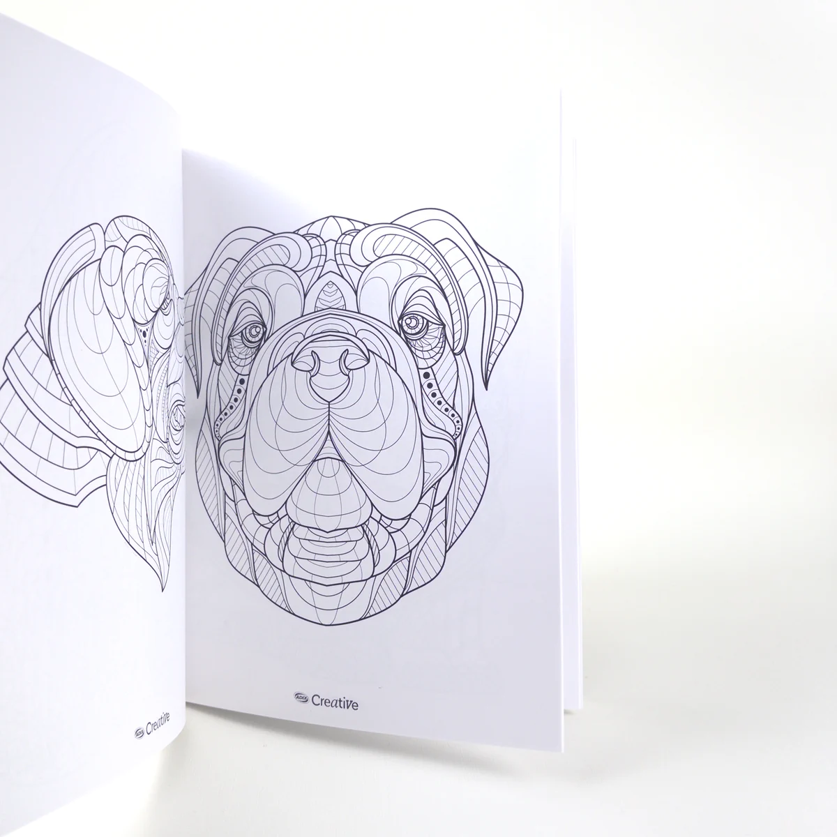 Vista adicional de Libro para Colorear Adix Creative — Mandalas Animales