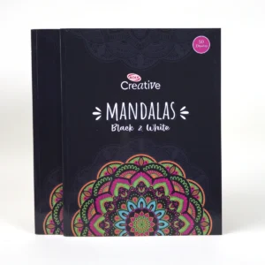 Libro para Colorear Adix Creative — Mandalas Black & White