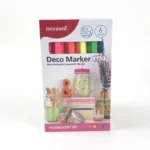 Monami Deco Marker 463 Fluorescent 0,7 mm — Set 6 Colores