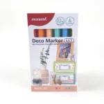 Monami Deco Marker 463 Pastel 0,7 mm — Set 6 Colores