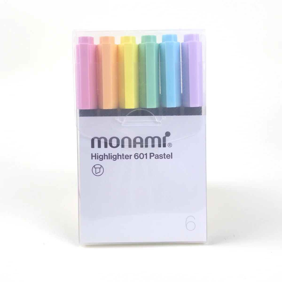 Vista adicional de Monami Highlighter 601 Pastel — Set 6 Destacadores