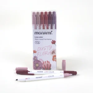Monami Live Color Dusty Flower — Set 6 Colores