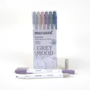 Monami Live Color Grey Mood — Set 6 Colores
