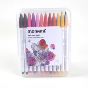 Monami Plus Pen 3000 — Set 24 Colores