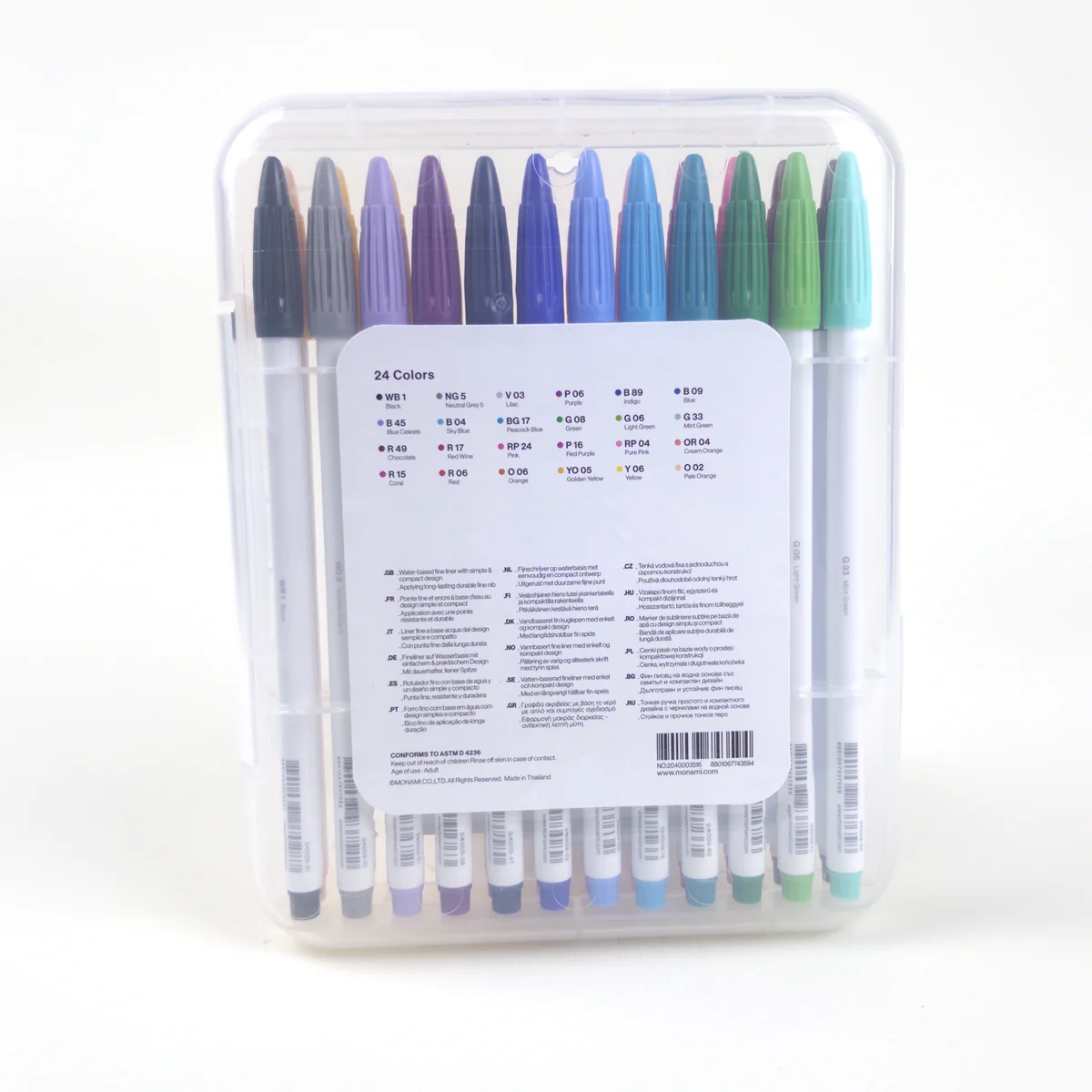 Vista adicional de Monami Plus Pen 3000 — Set 24 Colores