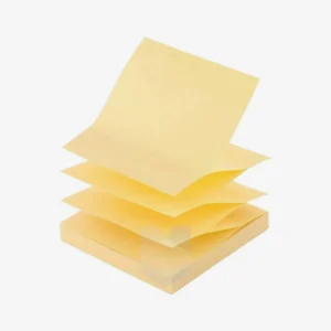 Notas Adhesivas Stick and Write Pop-Up 76 × 76 mm — 100 Hojas Amarillas
