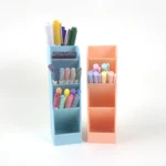 Organizador Vertical Torre — Celeste / Durazno