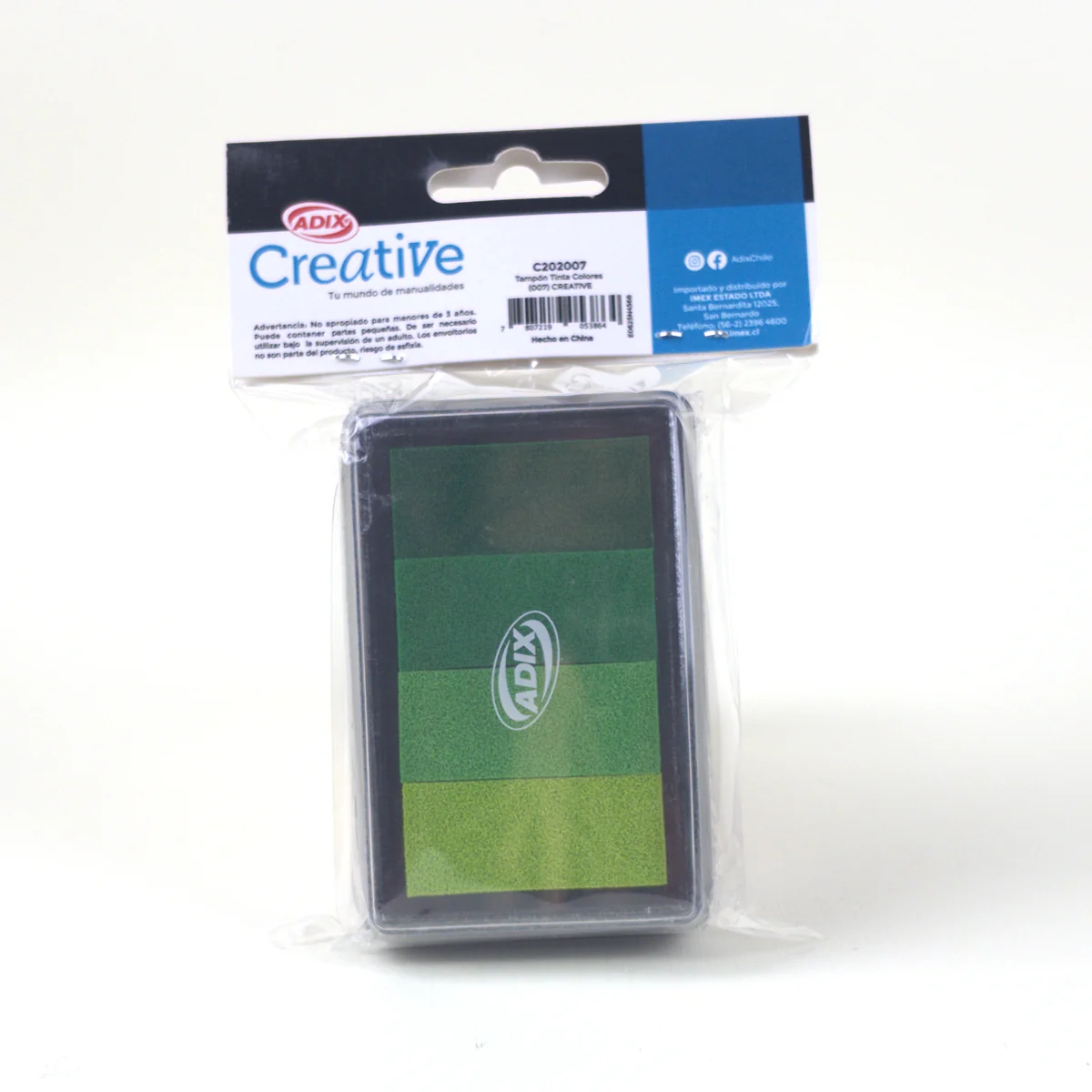 Vista adicional de Tampones de Tinta Adix Creative — Rosado y Verde