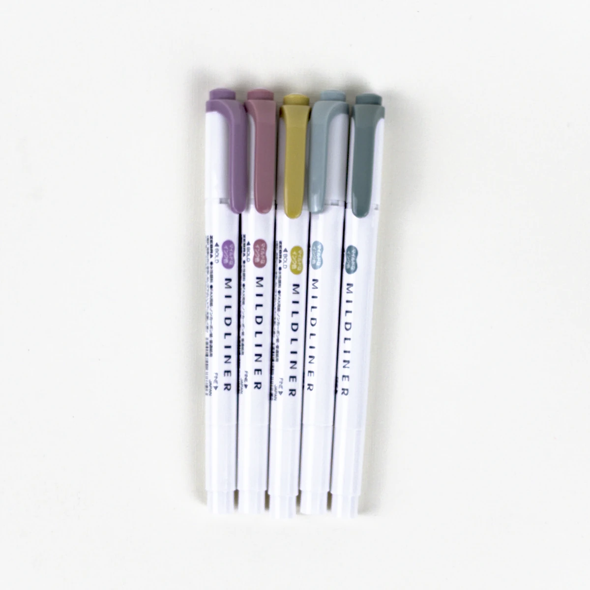 Vista adicional de Zebra Mildliner Calm — Set de 5