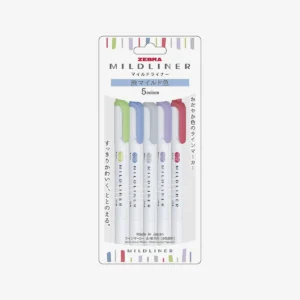 Zebra Mildliner Cool & Refined — Set de 5