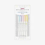 Zebra Mildliner Soft Gentle — Set de 5