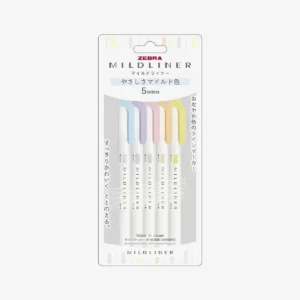 Zebra Mildliner Soft Gentle — Set de 5